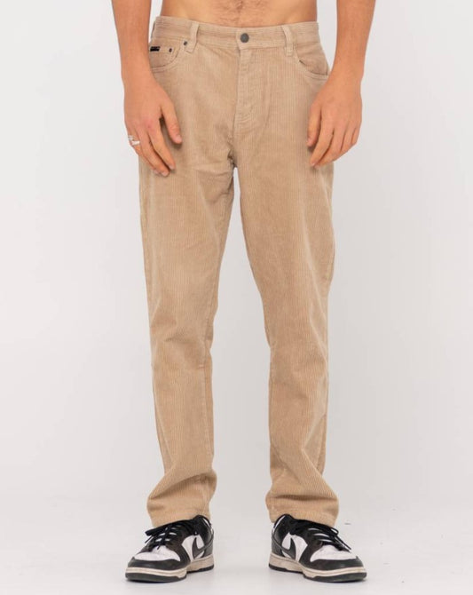 Rusty Rifts 5 Pocket Cord Pants in light fennel from front