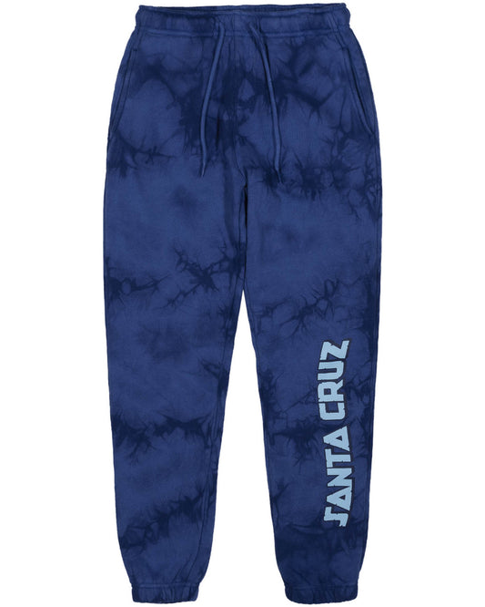 Santa Cruz Inherit Strip Track Pants in blue tie dye