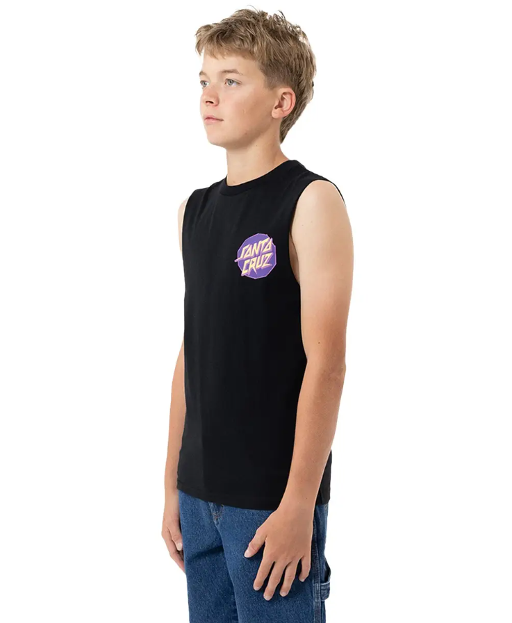 Santa Cruz Youth Meek Scratched Slasher Muscle Top - Sum26