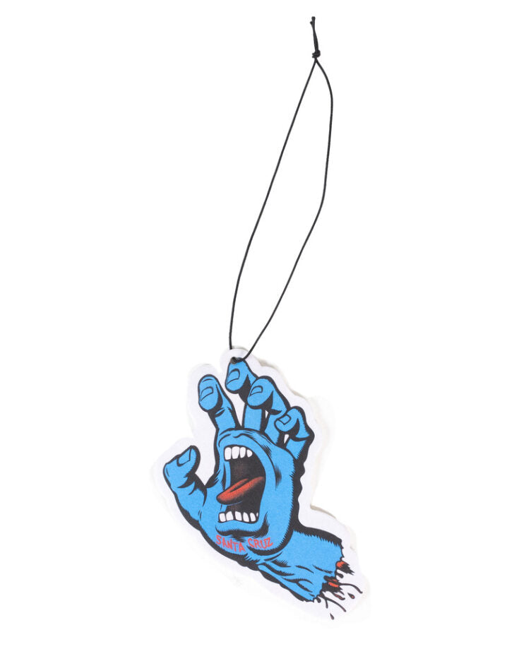 Santa Cruz Screaming Hand Air Freshener in blue