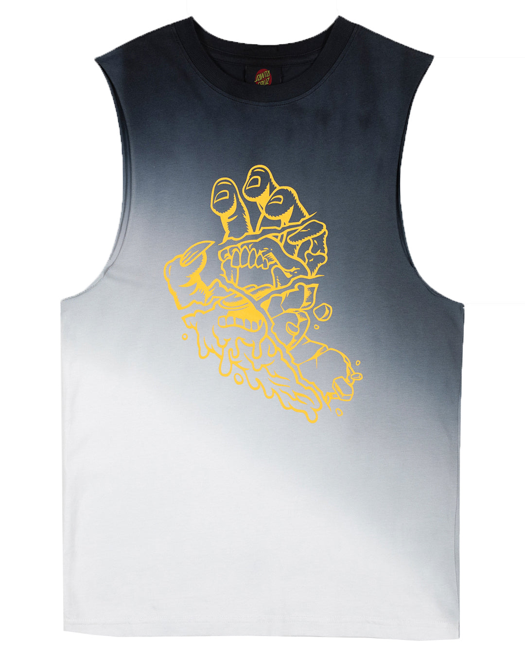 Santa Cruz Youth Universal Hand Mono Front Muscle in black colour fading to white