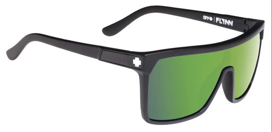 Spy Flynn Matte Black frames with Happy Bronze Green Spectra lens Sunglasses