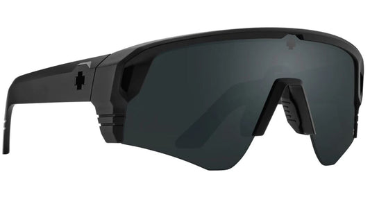 Spy Monolith Speed Matte Black frames with Happy Bronze Polarised Black Mirror Sunglasses