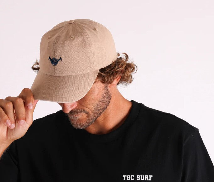 Town and Country Shakka Aloha Dad Cap in sand colourway