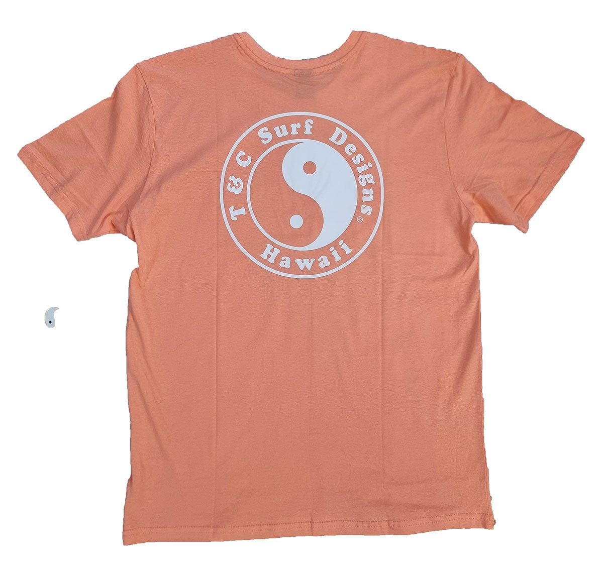 Town and Country OG Logo T-shirt in faded orange from the rear