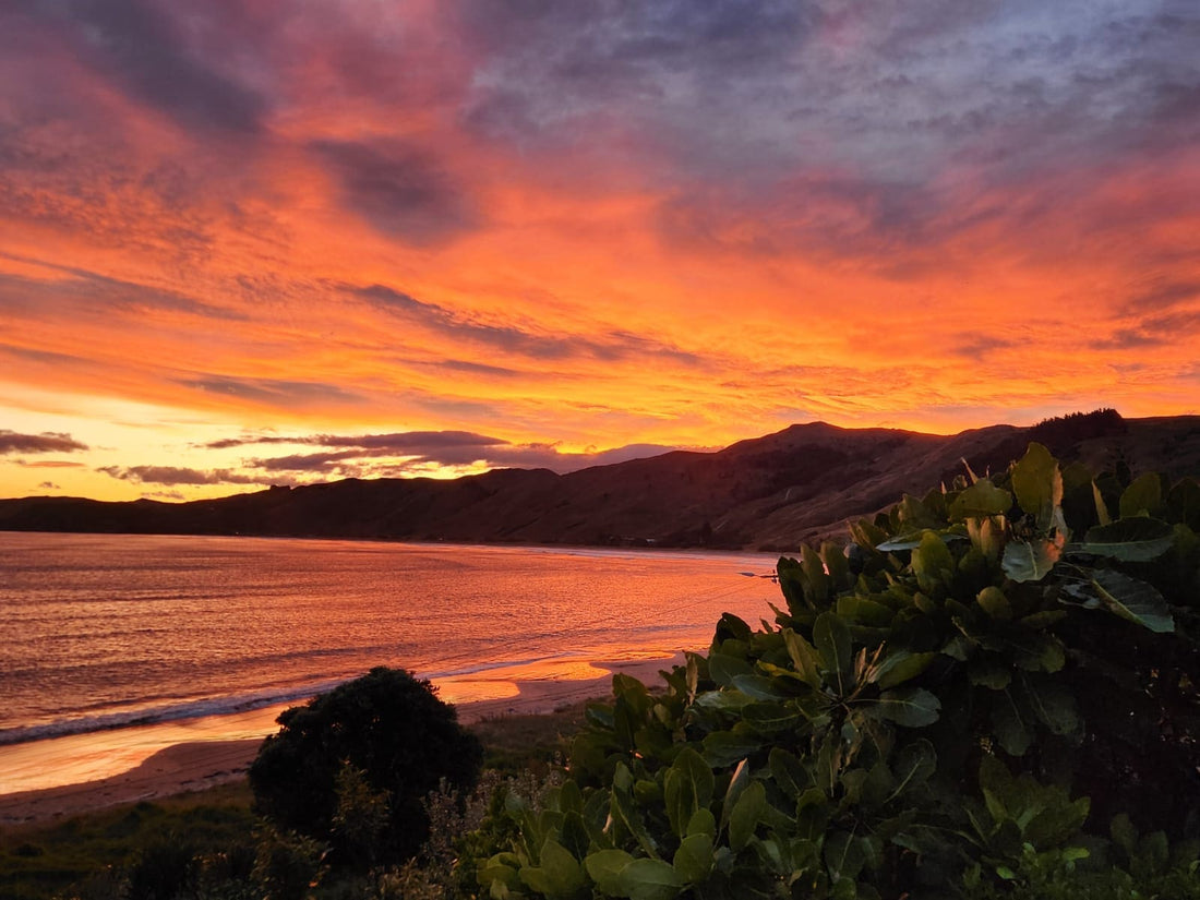 Makorori Beach in Gisborne looking South