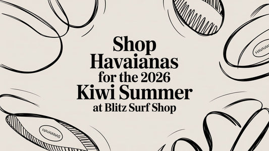 Shop Havaianas for the 2026 Kiwi Summer at Blitz Surf Shop