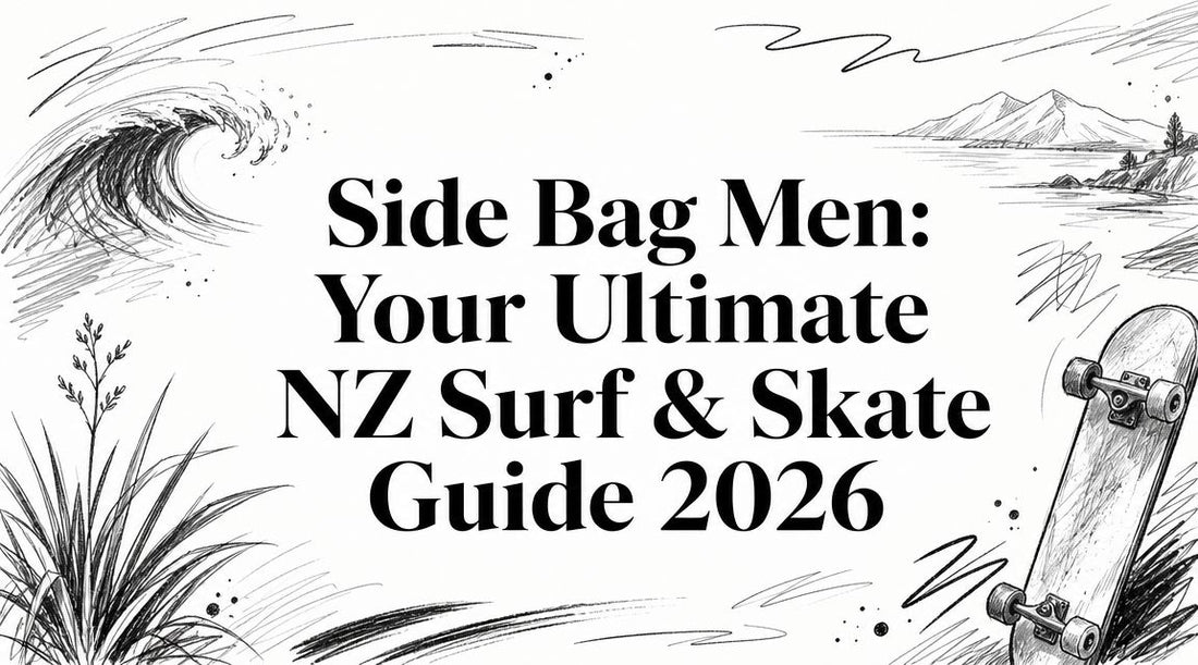 Side Bag Men: Your Ultimate NZ Surf & Skate Guide 2026