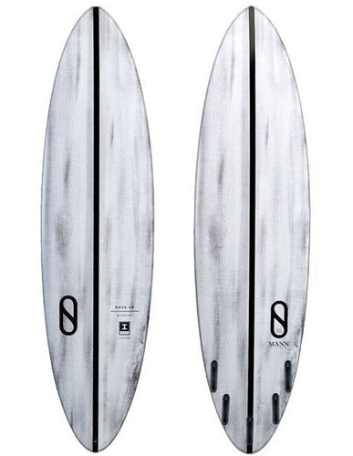 Salter Designs Boss Up mid-length surfboard in Volcanic construction