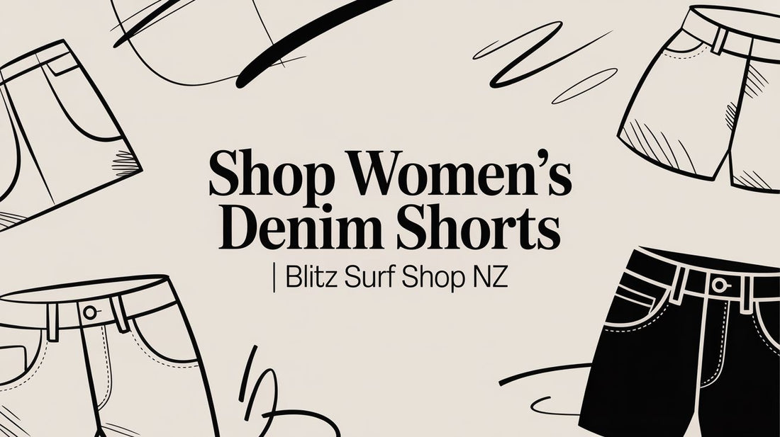 Shop Women's Denim Shorts | Blitz Surf Shop NZ