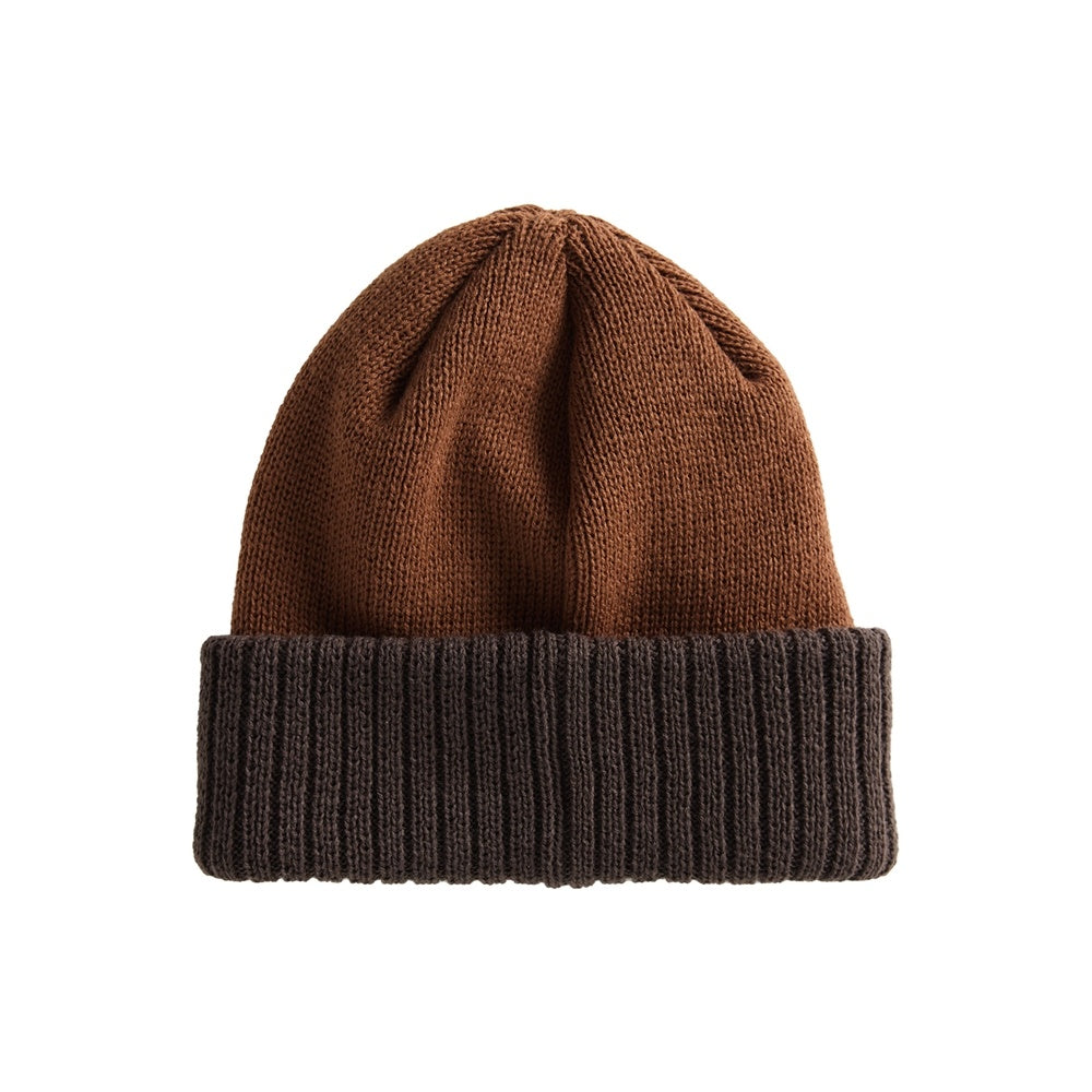 O'Neill OG Two Tone Beanie in dachshund brown colourway from rear