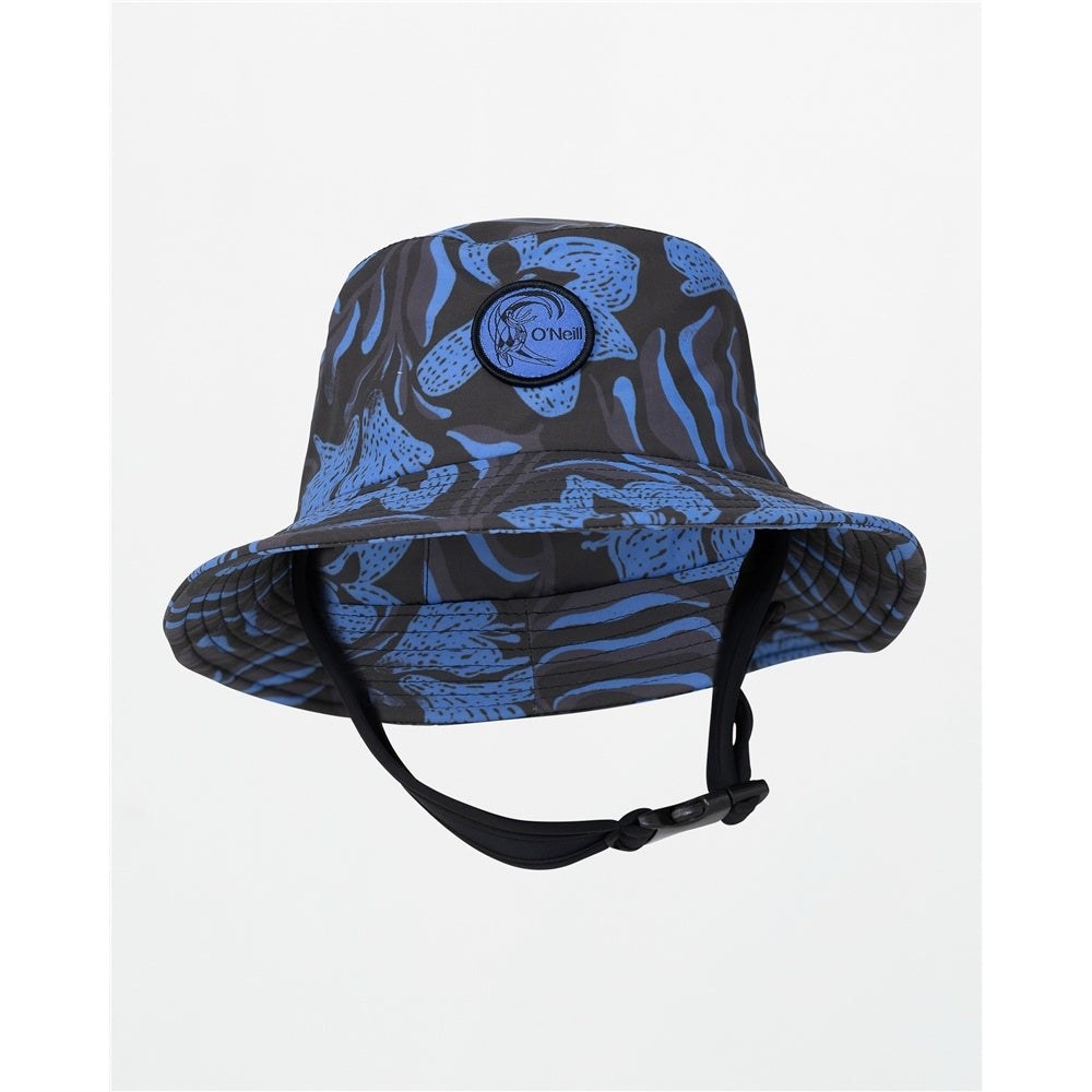 O'Neill Bahia Women's Surf Bucket Hat in seawater colourway from the front