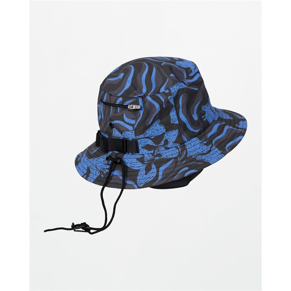 O'Neill Bahia Women's Surf Bucket Hat in seawater colourway from the rear view