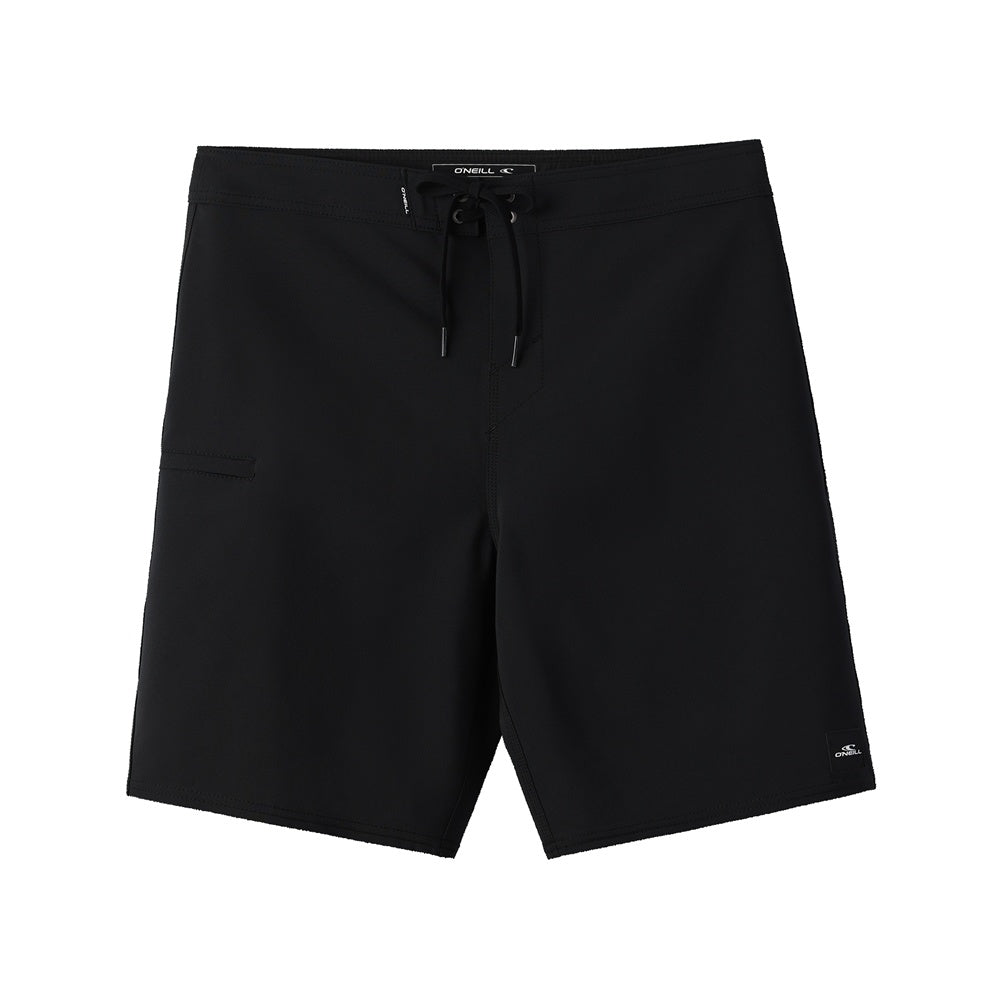 Oneill Mens Hyperfreak Heat Solid 19" Boardshorts in black from front