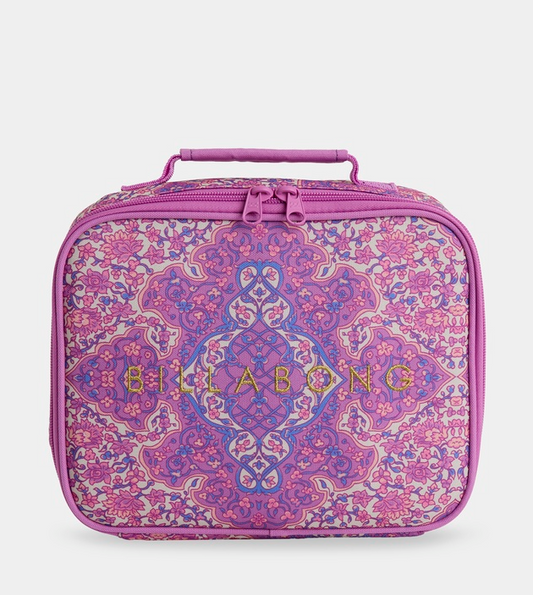 Billabong Bohemia Lunchbox in barbados pink colourway from front