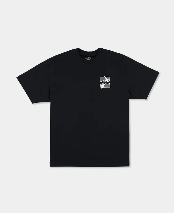 Billabong NZ Backtrack Men's T-Shirt in black from the front