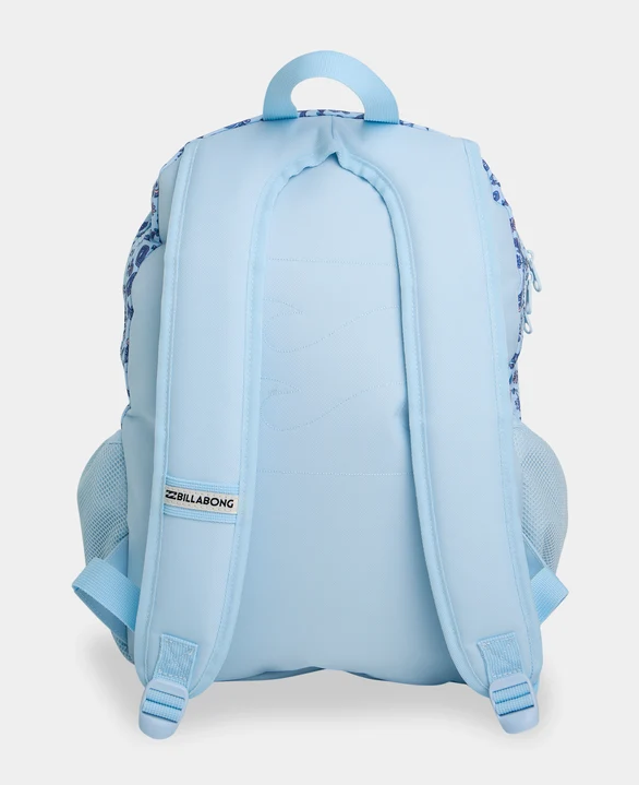 Billabong Sunset Rhapsody Mahi 27 Litre Backpack in cool blue from the back