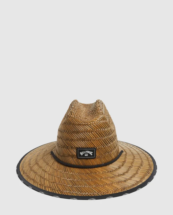 Billabong Waves Straw Hat in brown from the front