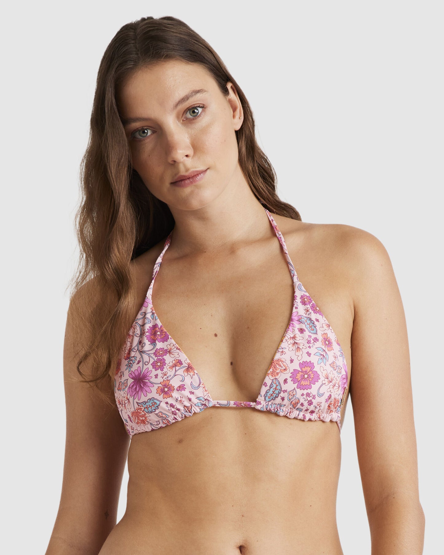 Billabong La Plage Revo biking top in pink