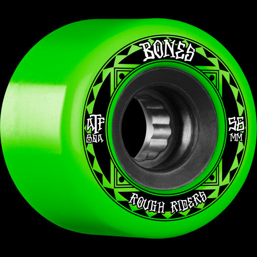 Bones ATF Rough Rider Runners Skateboard Wheels 56mm in green