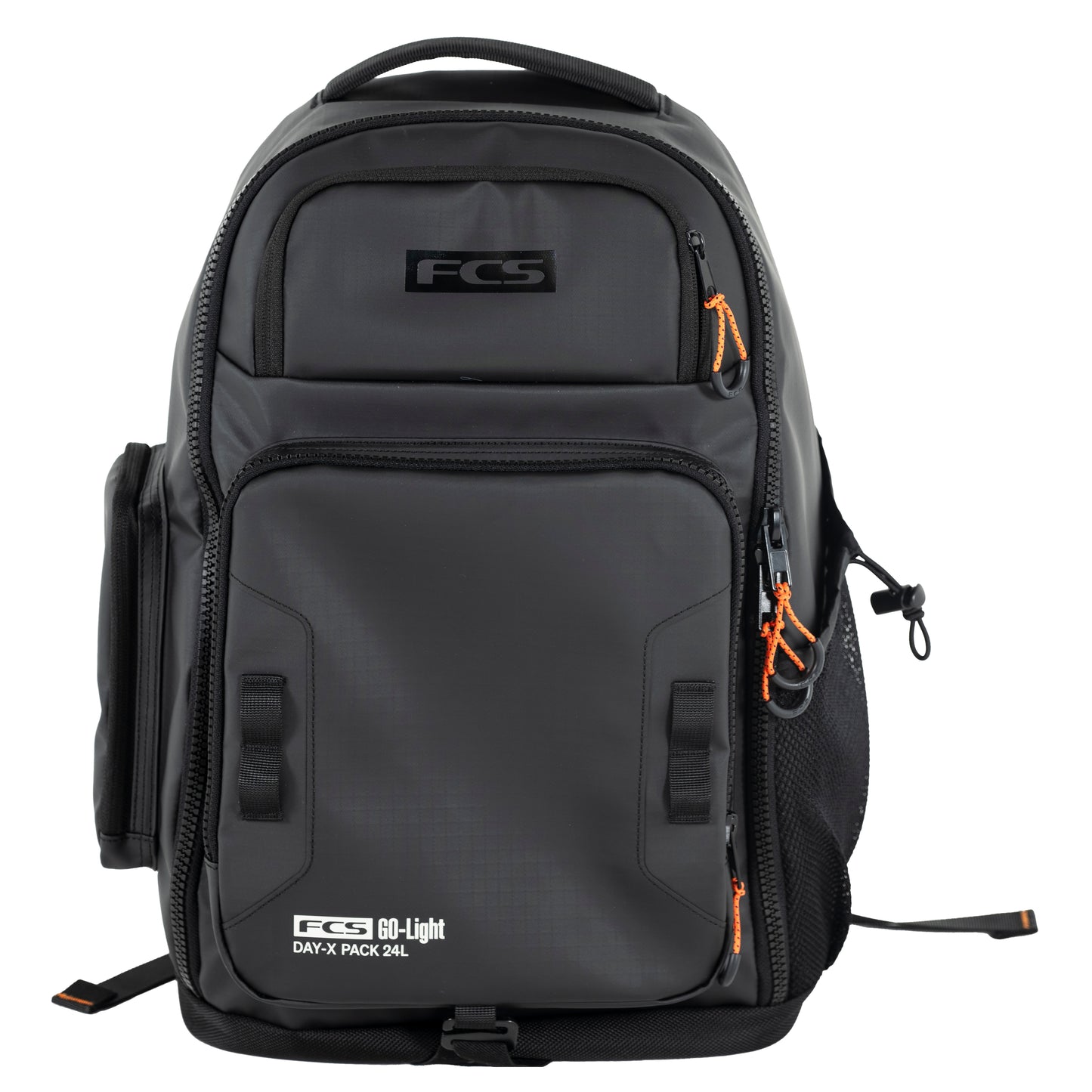 FCS Day-X 24 Litre Backpack in black and granite grey from front