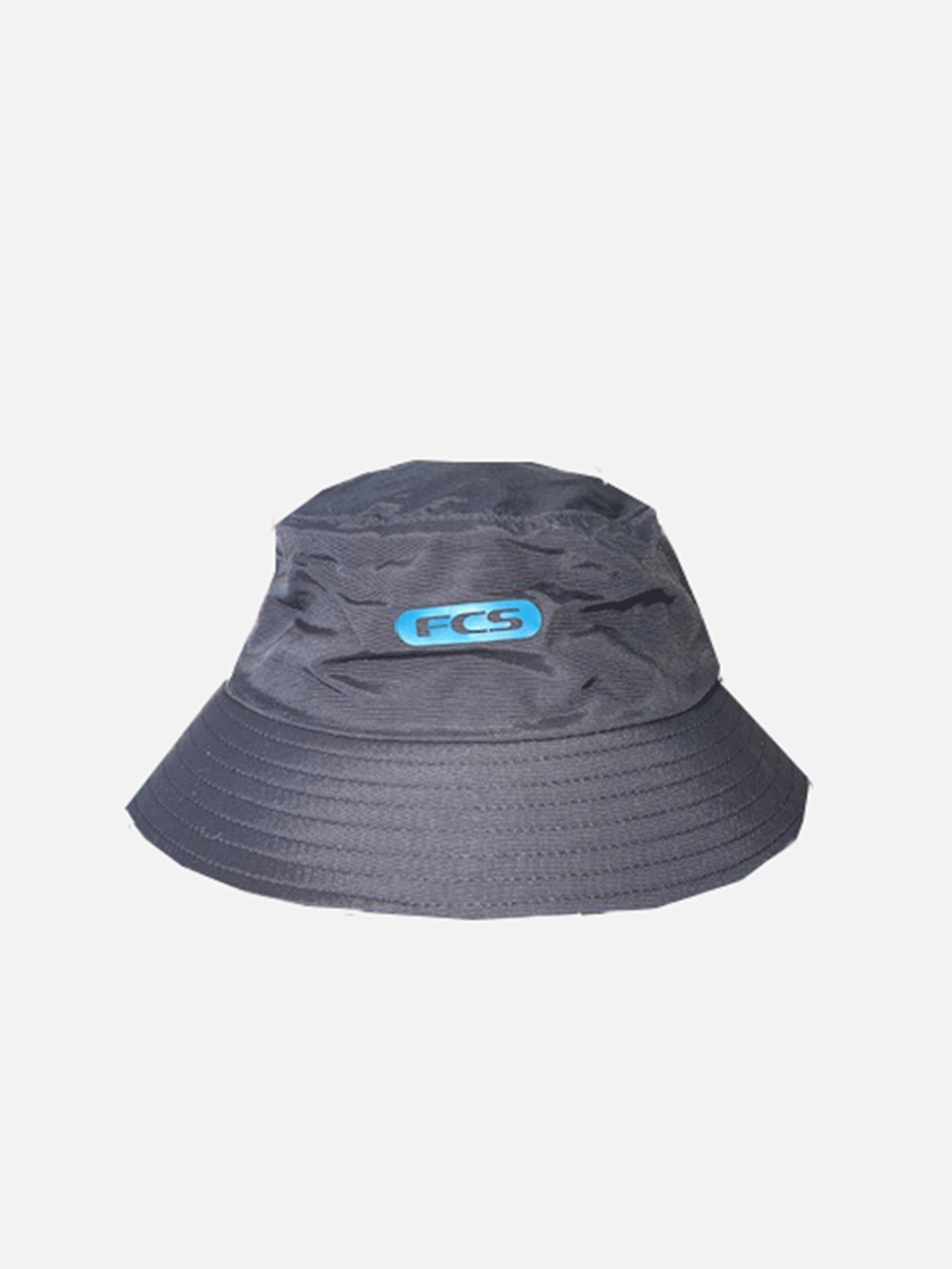 Fcs Bucket Hat Black with Fcs blue logo at front 