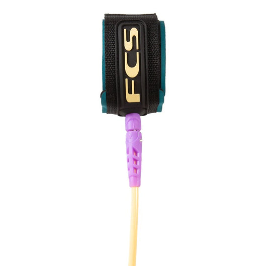 FCS 6' All Round Surfboard Leash in multi colour