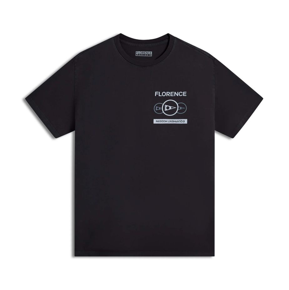 Florence Marine X Brand T-Shirt in black from the front