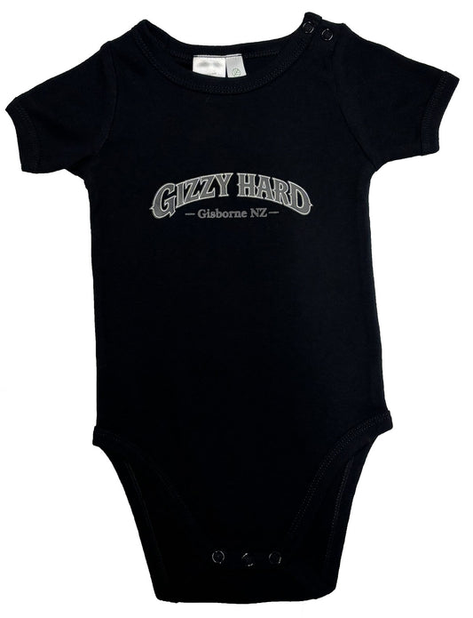 Gizzy Hard Tonal Chest Print Baby Onesie