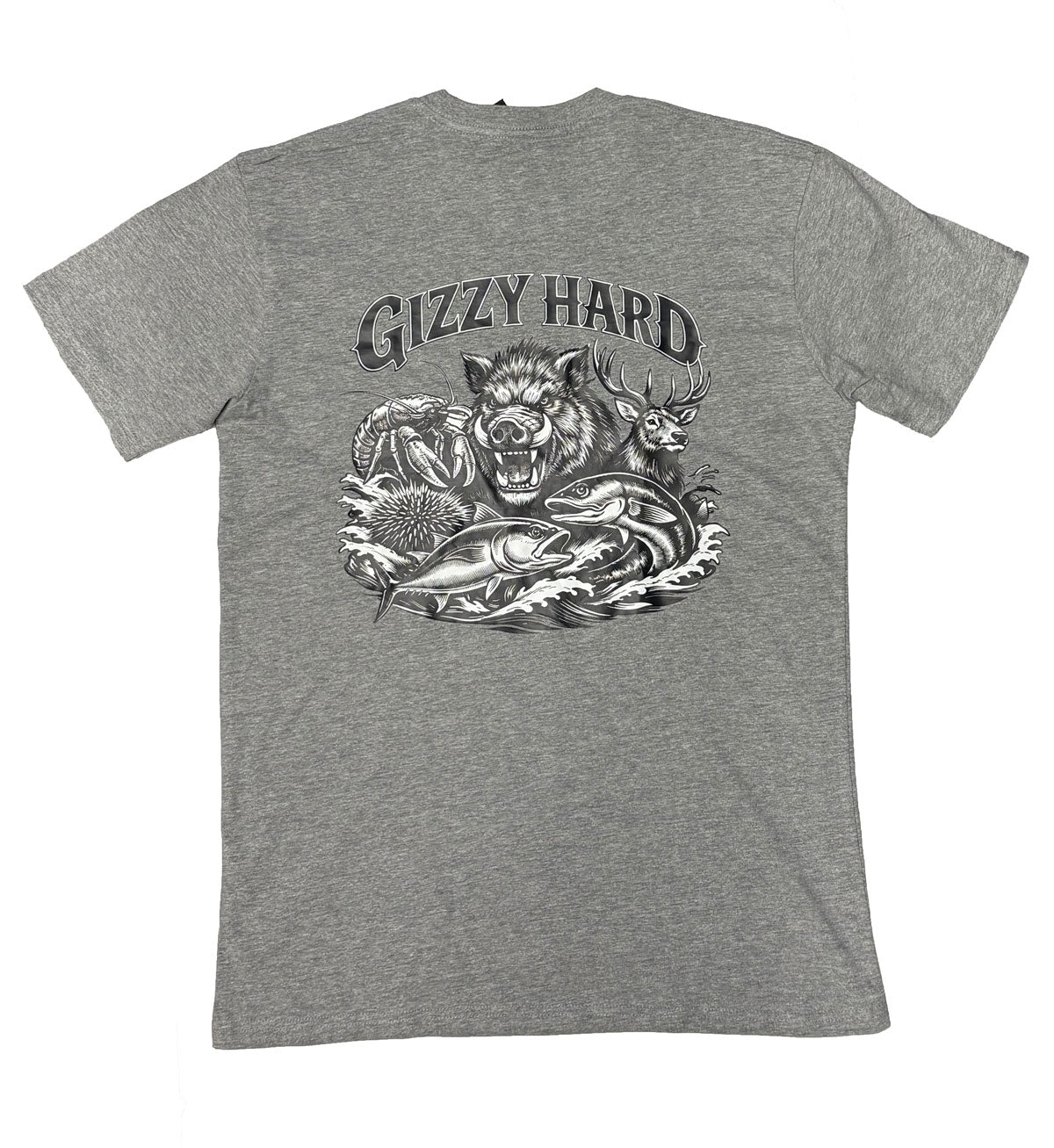 Gizzy Sign Gizzy Hard Slay Tee – Blitz Surf Shop