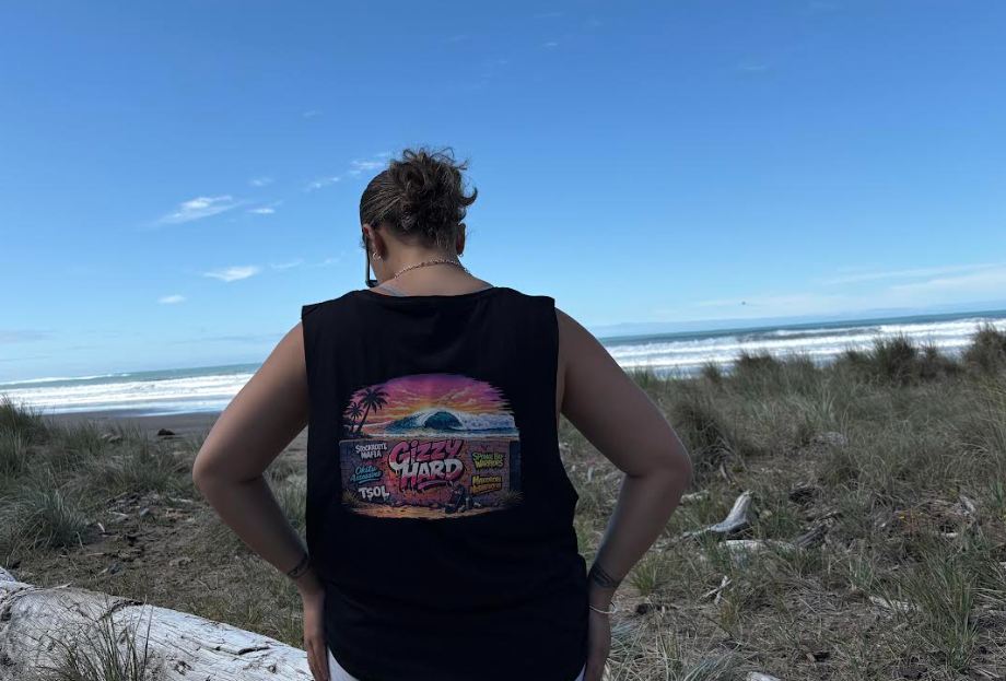 Gizzy Hard Surf Tag Muscle Tee