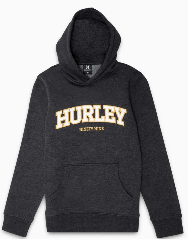 Hurley Flow Pullover Hoodie Black Heather Colourway