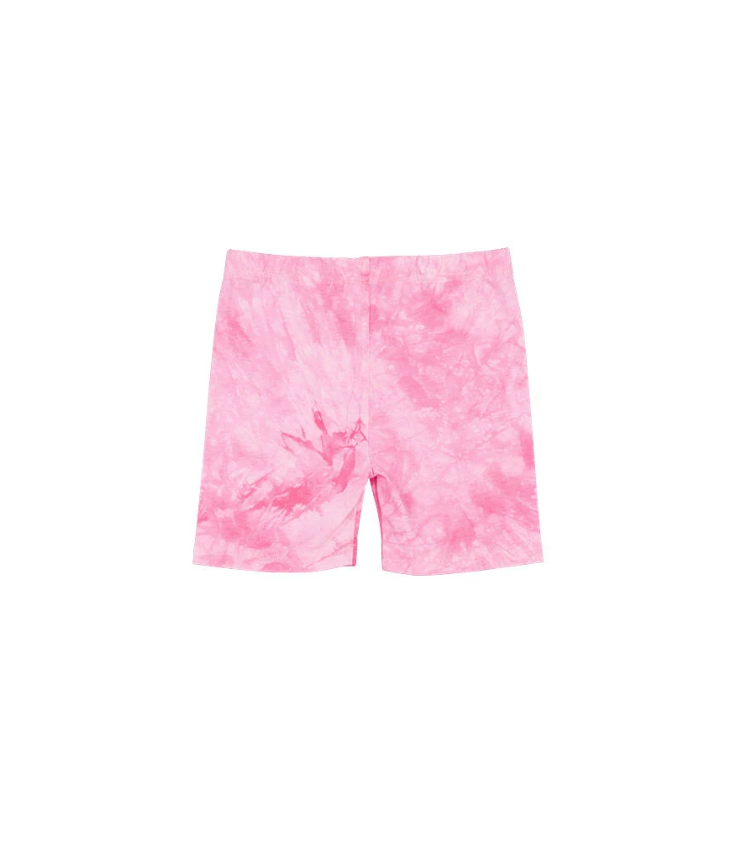 Kissed By Radicool Bike Short Tie Dye Pink from the front