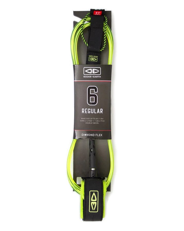 OCEAN AND EARTH REG 6FT SURFBOARD LEASH