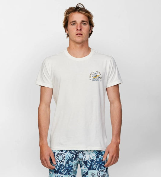 O'Neill Cooper Tee in natural from front