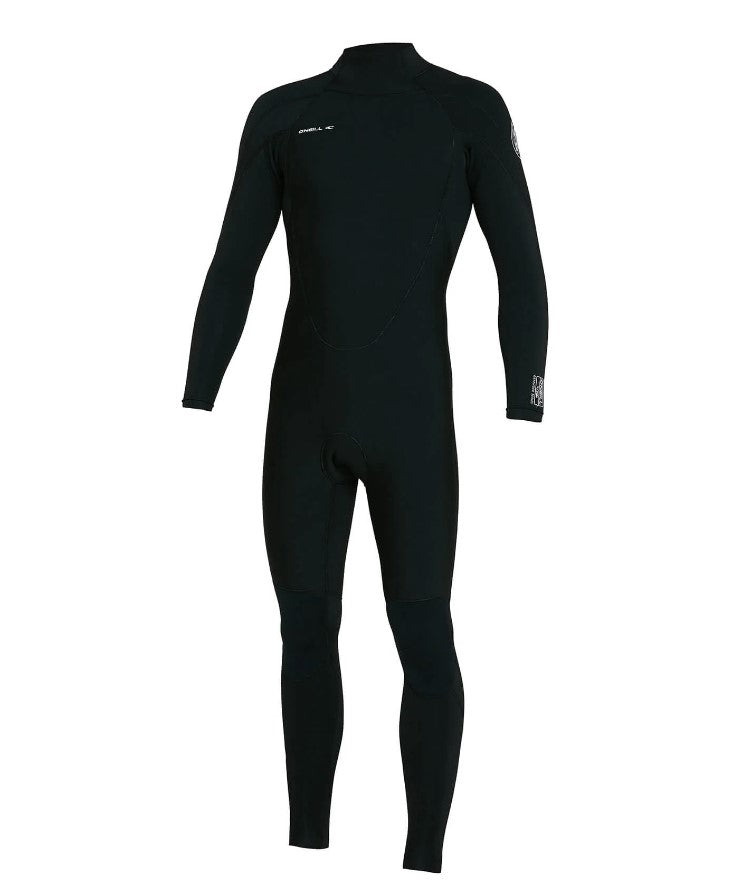 O'Neill Defender 3/2mm GBS Back Zip Full Wetsuit in black black colourway