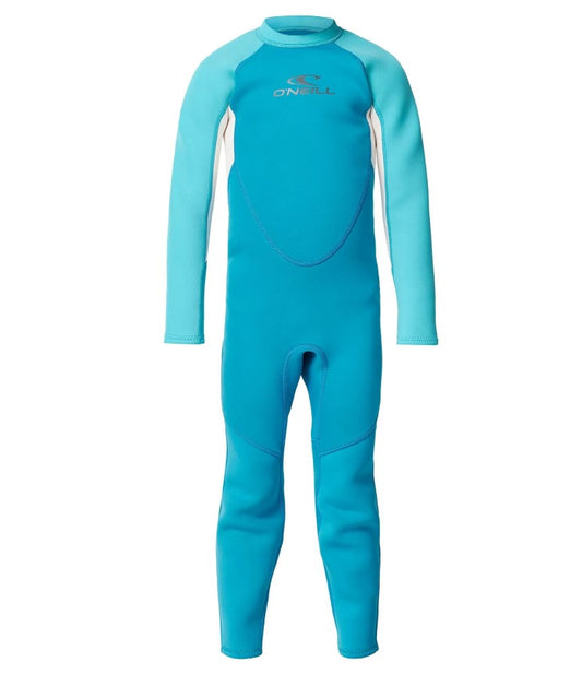 O'Neill Boys Toddler Reactor 2mm Full Wetsuit in sea blue colourway