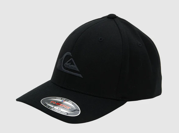Quiksilver Mountain and Wave Cap in black