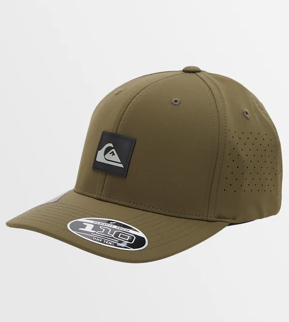 Quiksilver Adapted Flexfit Cap in four leaf clover colourway
