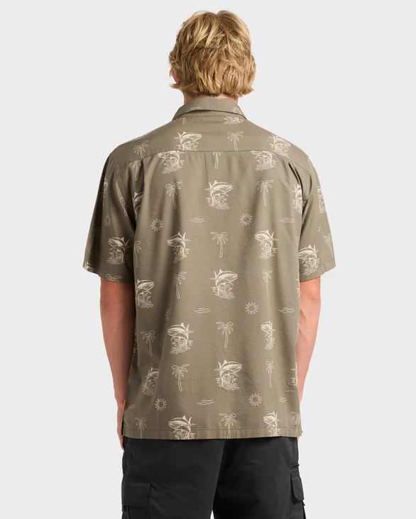 Quiksilver Atoll Short Sleeve Shirt from rear
