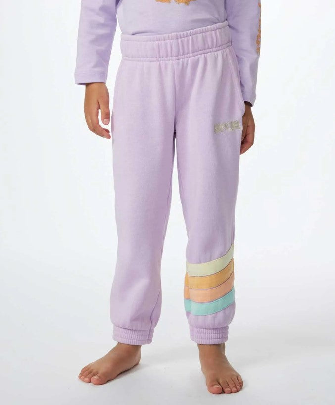 Rip Curl Surf Revival Girls Trackpants in orchid rose