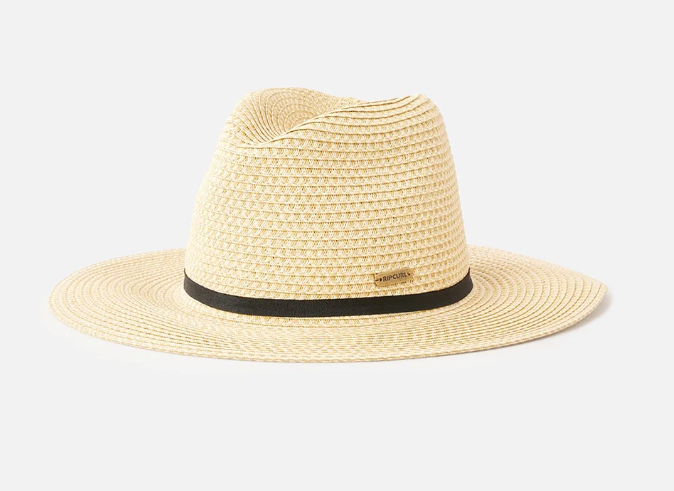 Rip Curl Classic Surf UPF Panama Straw Hat in natural - front
