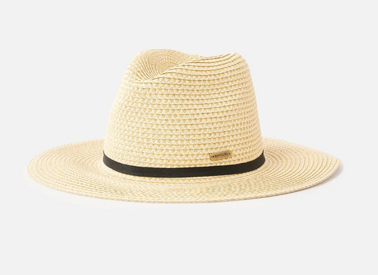 Rip Curl Classic Surf UPF Panama Straw Hat in natural - front
