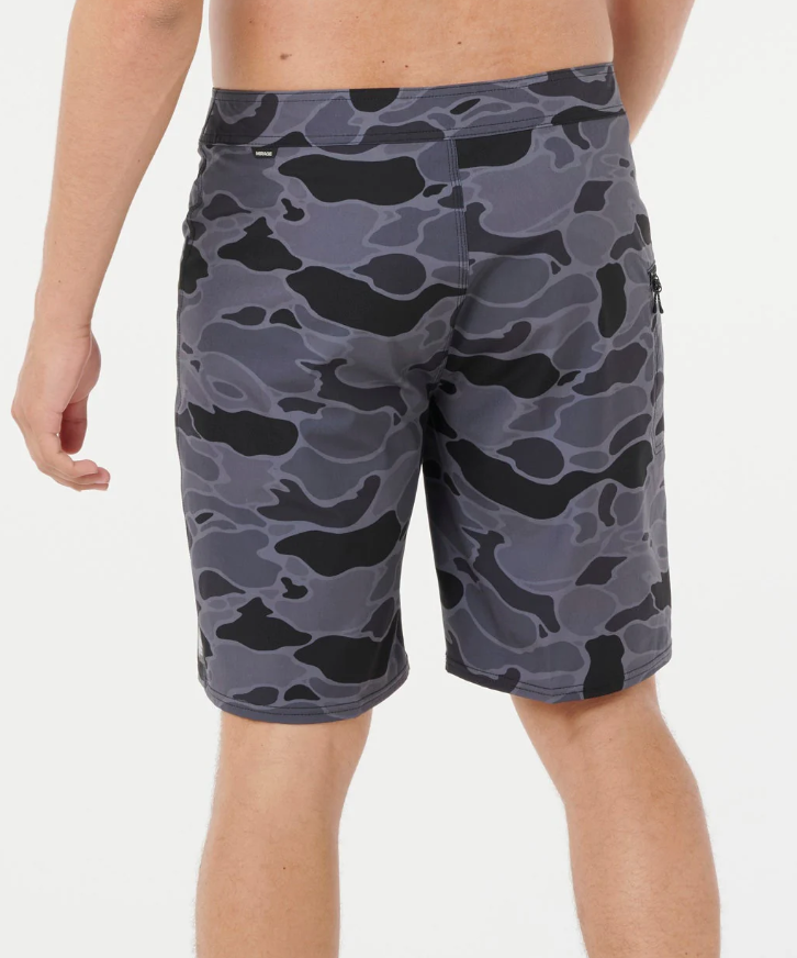 Rip Curl Mirage Core Eddie Would Go 20" Men's Boardshorts&nbsp; in camo colourway from rear