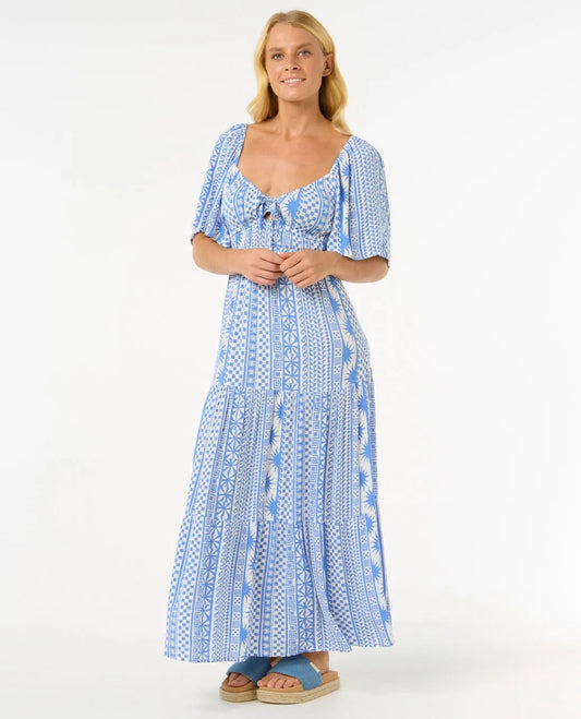 Rip Curl San Carlos S/S Maxi Dress -Win25