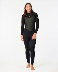 Ripcurl Womens Freelite Bz 3/2mm GBS Wetsuit in colour black