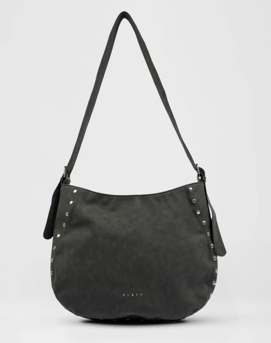 Rusty Ballad Tote Bag in black from front