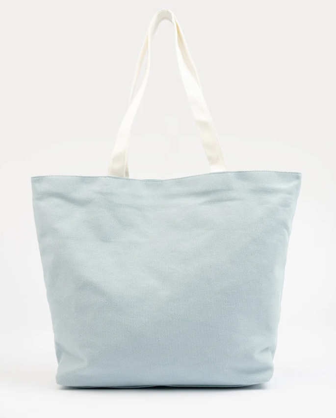 Rusty Essential Tote Bag in Retro Blue. back