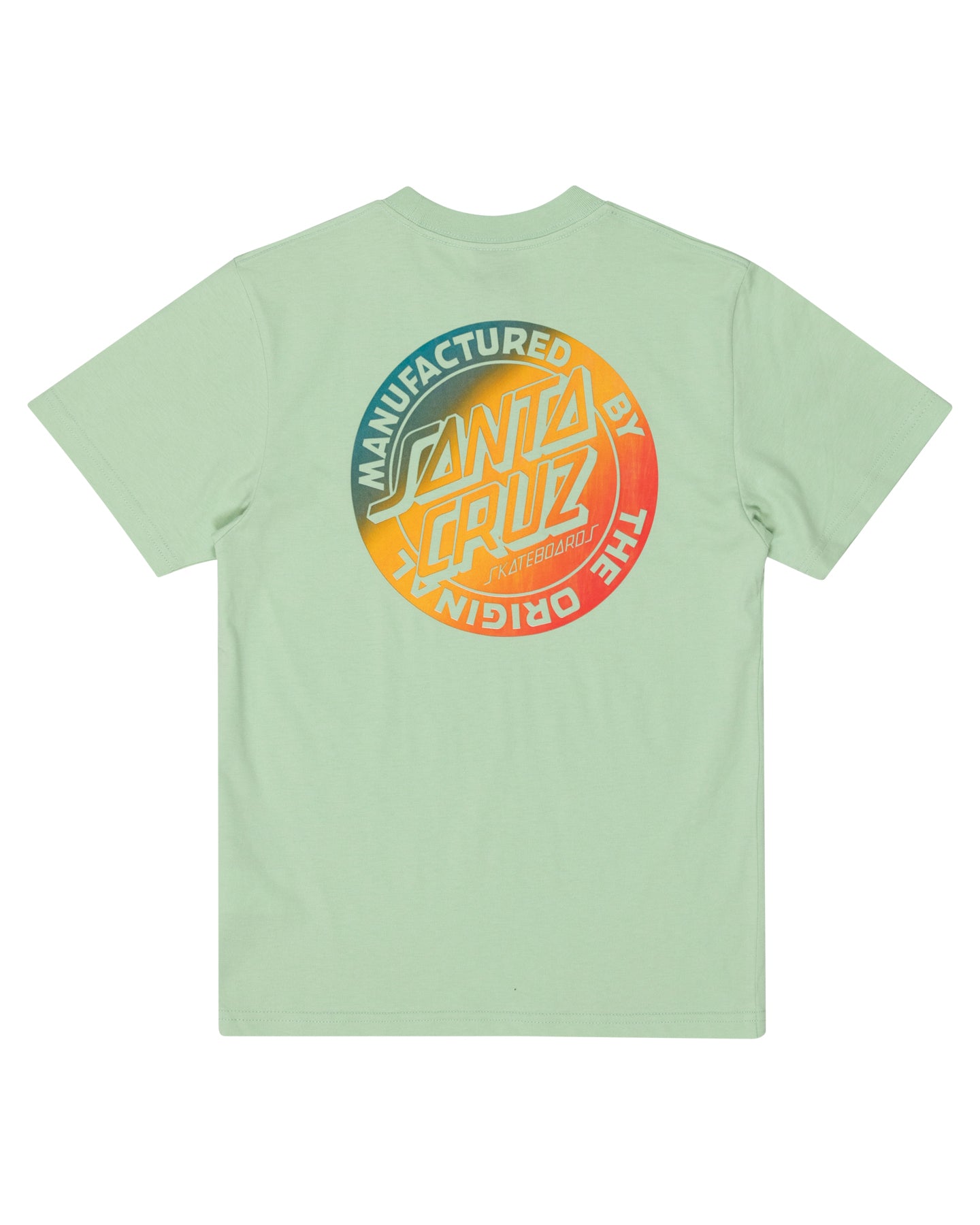 Santa Cruz MFG Dot Fade Tee  in sage from rear