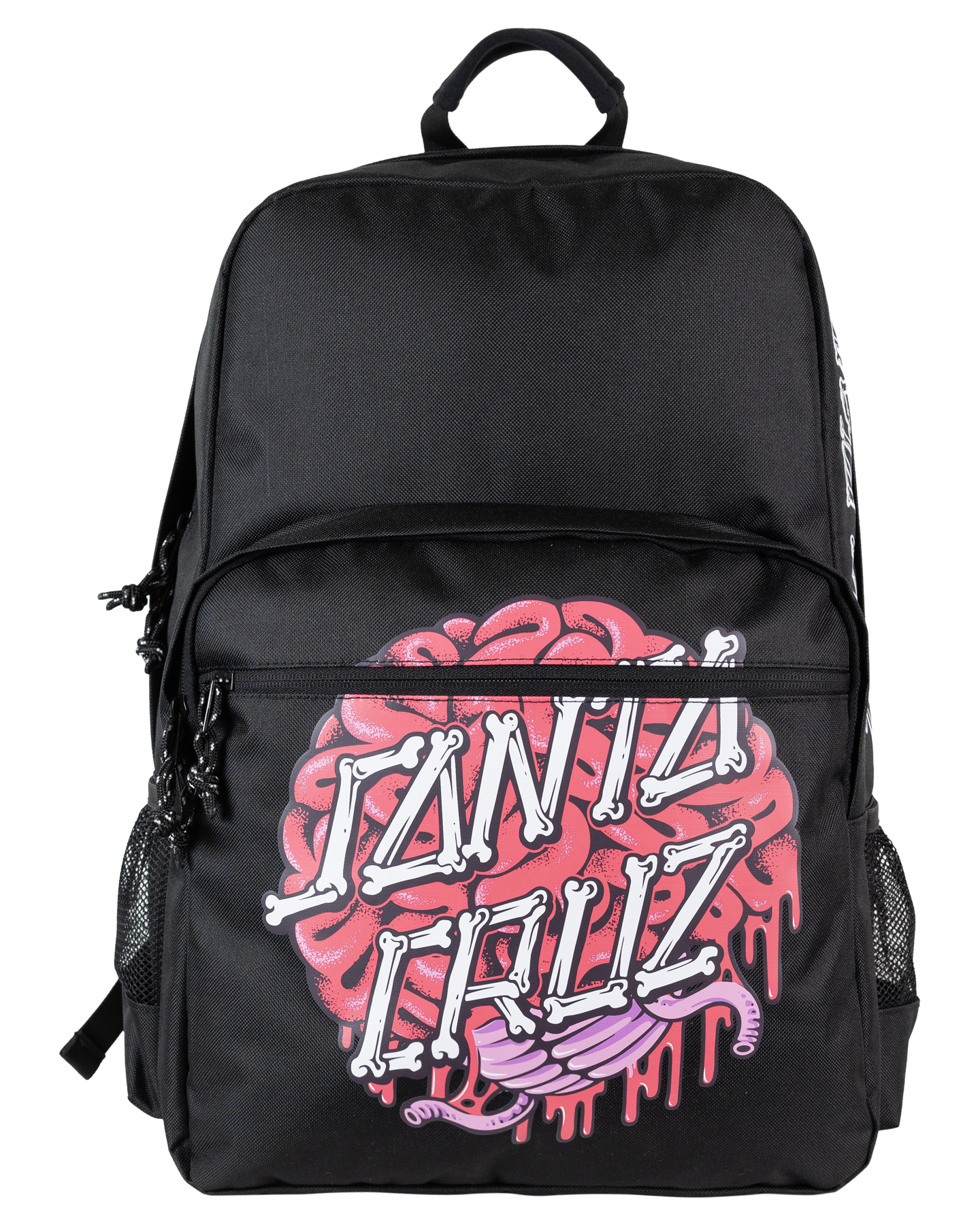 Santa Cruz Brain Dot Backpack in black from front